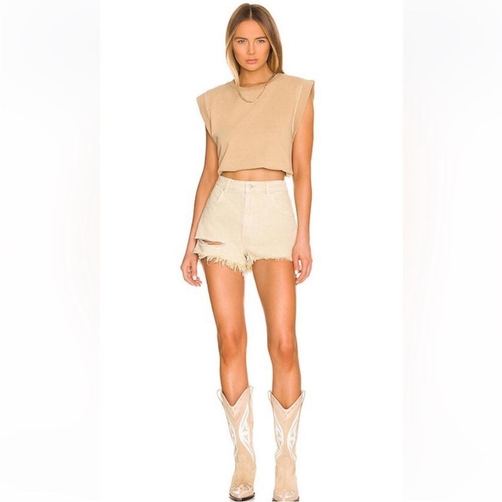 Rolla’s Duster High Rise Slim Shorts in Layla Stone Beige Sz 28